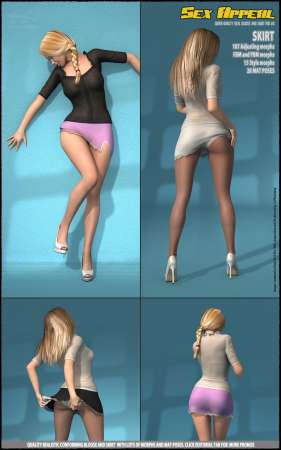 Sex Appeal - Blouse and Skirt for V4 by hameleon & santuziy78