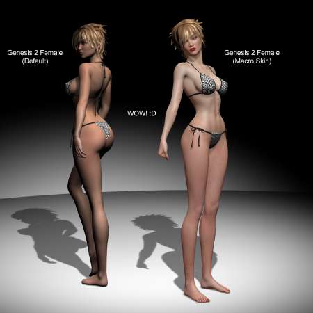 Macro Skin for Genesis and Genesis 2 Female(s)