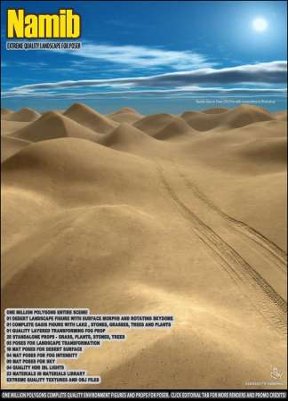 " Namib "  Extreme Quality Landscape for Poser