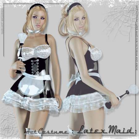 Hot Costumes: Latex Maid by LilFlame