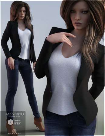 Blazer Outfit for Genesis 3 Female(s)